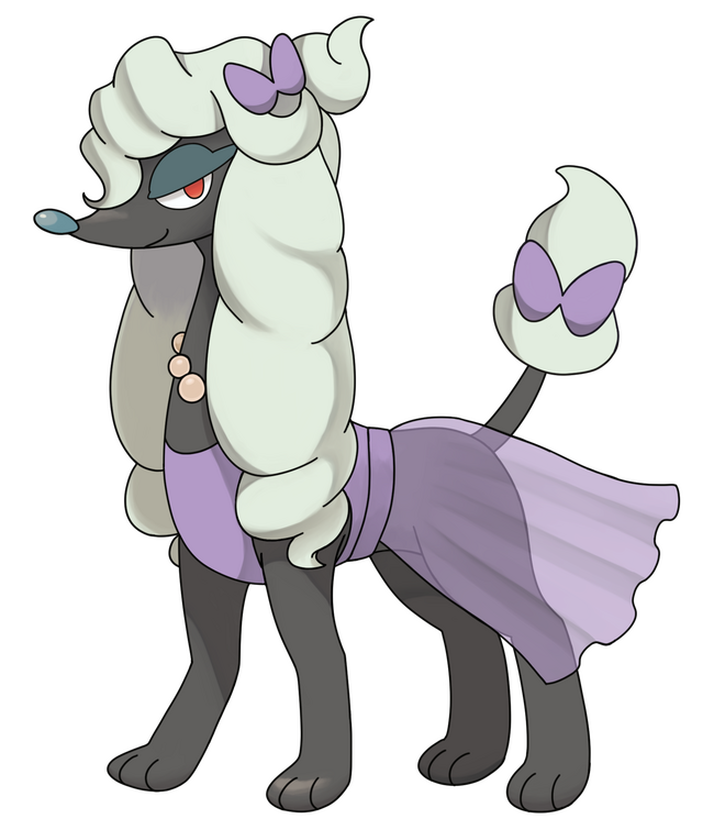 mascarpone the furfrou, one of the pokemon of my oc stru